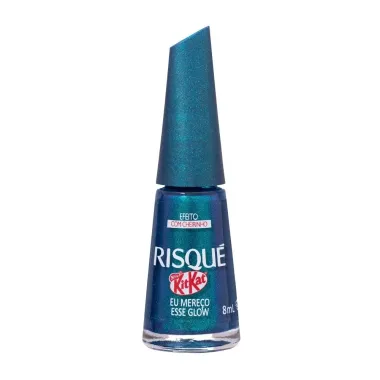 Esmalte Efeito com Cheirinho Risqu&eacute; Kitkat Eu Mere&ccedil;o Esse Glow 8ml