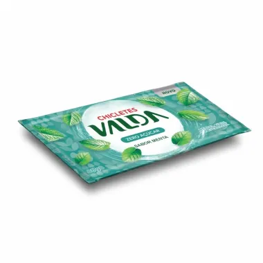 Chicletes Valda Sabor Menta Zero A&ccedil;&uacute;car 8g