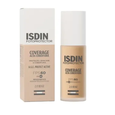 Isdin Fotoprotector Coverage Alta Cobertura FPS 60 2.0 Beige 30g