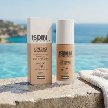 Isdin Fotoprotector Coverage Alta Cobertura FPS 60 3.0 Sand 30g