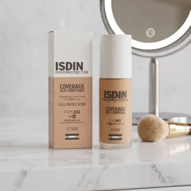 Isdin Fotoprotector Coverage Alta Cobertura FPS 60 3.0 Sand 30g