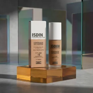 Isdin Fotoprotector Coverage Alta Cobertura FPS 60 5.0 Amber 30g