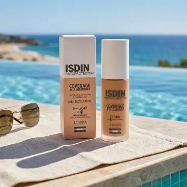 Isdin Fotoprotector Coverage Alta Cobertura FPS 60 4.0 Golden 30g