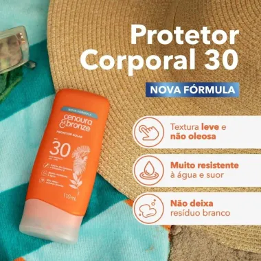 Protetor Solar Cenoura e Bronze FPS 30 110ml