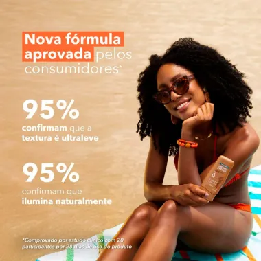 Lo&ccedil;&atilde;o Bronzeadora Cenoura e Bronze FPS 6 com Cor 110ml