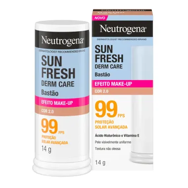 Neutrogena Sun Fresh Derm Care Bast&atilde;o FPS 99 Efeito MakeUp Cor 2.0 14g