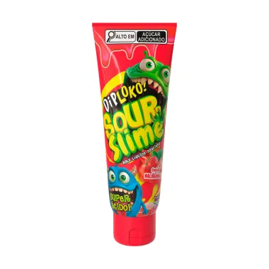 Bala L&iacute;quida Azedinha Diploko Sour Slime Sabores Sortidos Super &Aacute;cido 79g