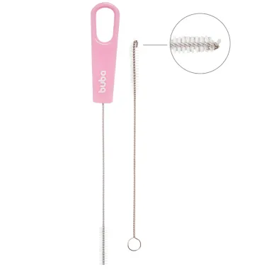 Kit Escovas de Limpeza Canudo Buba 2 Unidades
