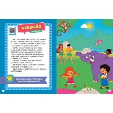 Livro Ciranda Cultural B&iacute;blia do Beb&ecirc; 3 Palavrinhas