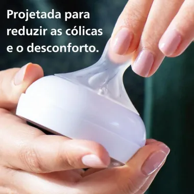 Bico de Mamadeira Philips Avent P&eacute;tala Bico Fluxo Individual 1 Extra Lento com 2 Unidades