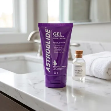 Gel Lubrificante &Iacute;ntimo Neutro Astroglide Sol&uacute;vel em &Aacute;gua 50g
