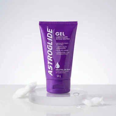Gel Lubrificante &Iacute;ntimo Neutro Astroglide Sol&uacute;vel em &Aacute;gua 50g