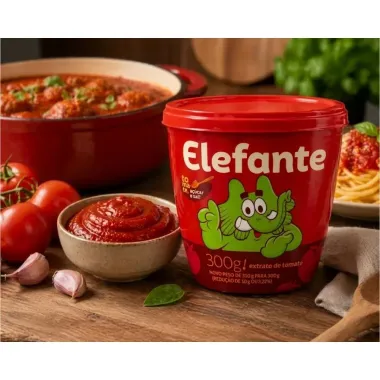 Extrato de Tomate Elefante Pote 300g