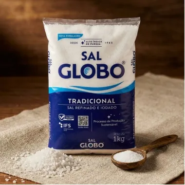 Sal Refinado e Iodado Globo Tradicional 1kg