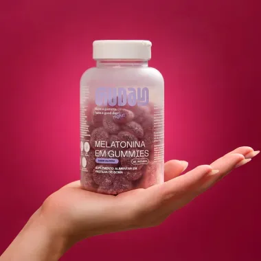 Melatonina em Gummies Guday Sabor Uva Roxa com 60 Unidades