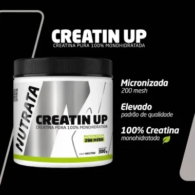 Creatin Up Monohidratada Nutrata 100% Pura Sem Neutro 300g