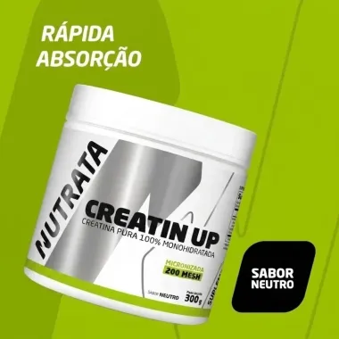 Creatin Up Monohidratada Nutrata 100% Pura Sem Neutro 300g