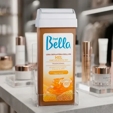 Cera Depilat&oacute;ria Roll-on Depil Bella Mel Tradicional 100g