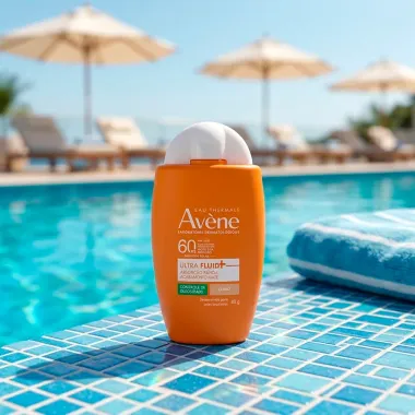 Protetor Solar Facial Av&egrave;ne Ultra Fluid Mais FPS 60 Mate Controle de Oleosidade Cor Claro 40g