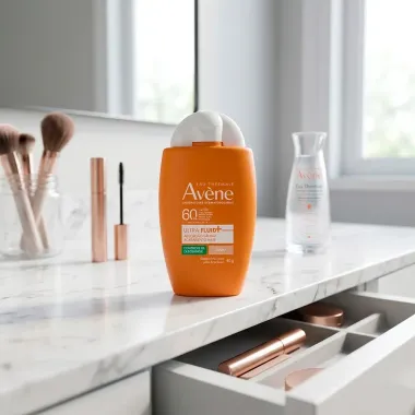 Protetor Solar Facial Av&egrave;ne Ultra Fluid Mais FPS 60 Mate Controle de Oleosidade Cor Claro 40g