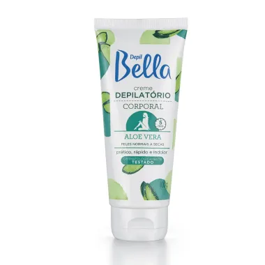 Creme Depilat&oacute;rio Corporal Depil Bella Aloe Vera para Peles Normais a Secas 100g