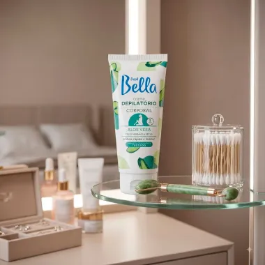 Creme Depilat&oacute;rio Corporal Depil Bella Aloe Vera para Peles Normais a Secas 100g