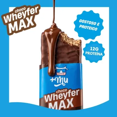 Choco Wheyfer Max +Mu 12g de Prote&iacute;na Sabor Chocolate 50g
