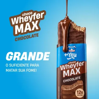 Choco Wheyfer Max +Mu 12g de Prote&iacute;na Sabor Chocolate 50g