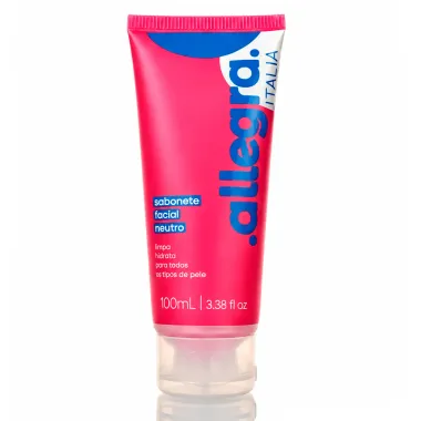 Sabonete L&iacute;quido Facial Neutro Allegra Italia Todos os Tipos de Pele 100ml