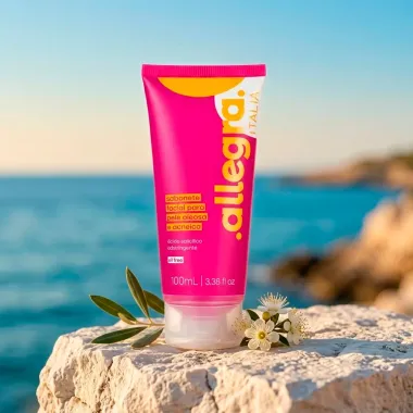 Sabonete L&iacute;quido Facial Allegra Italia Oil Free Pele Oleosa e Acneica 100ml