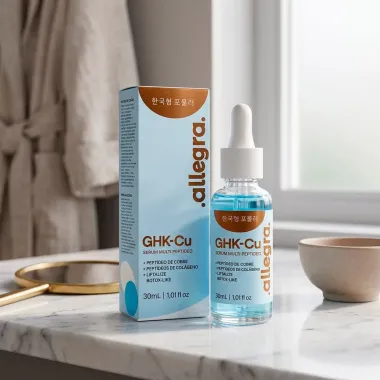 S&eacute;rum Facial Multi Pept&iacute;deo Allegra GHK Cu Efeito BTX Like 30ml