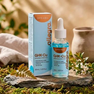 S&eacute;rum Facial Multi Pept&iacute;deo Allegra GHK Cu Efeito BTX Like 30ml