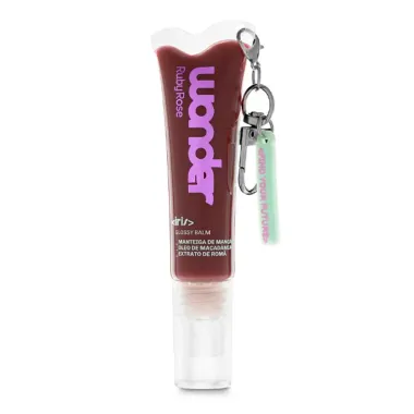 Gloss Labial Glossy Balm Wonder Ruby Rose Iris Cor Burgundy Brown HBL64133