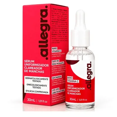 S&eacute;rum Uniformizador Clareador de Manchas Allegra 30ml