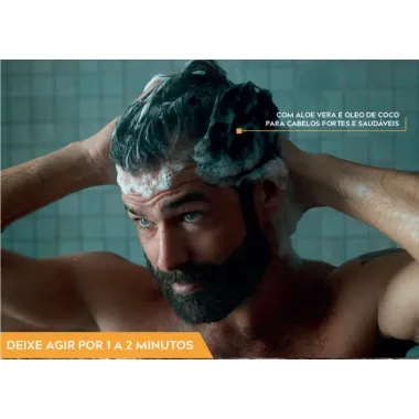 Shampoo e Condicionador 2 em 1 Grecin Control Gx Redutor de Grisalhos 118ml