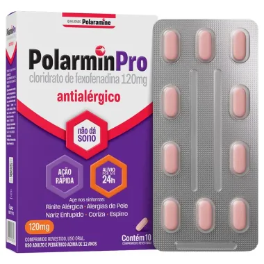 Polarminpro 120mg com 10 Comprimidos Revestidos