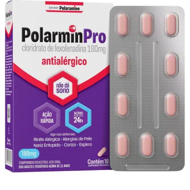 Polarminpro 180mg com 10 Comprimidos Revestidos