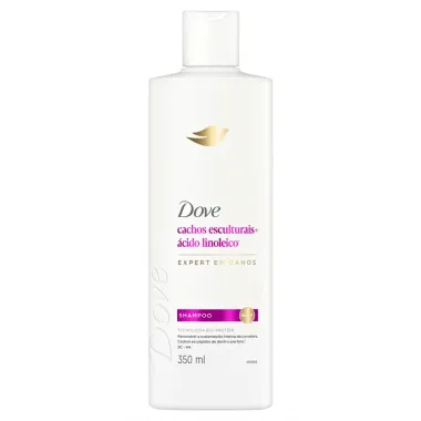 Shampoo Dove Cachos Esculturais + &Aacute;cido Linoleico Expert em Danos 350ml