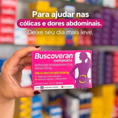 Buscoveran Composto com 20 Comprimidos Revestidos