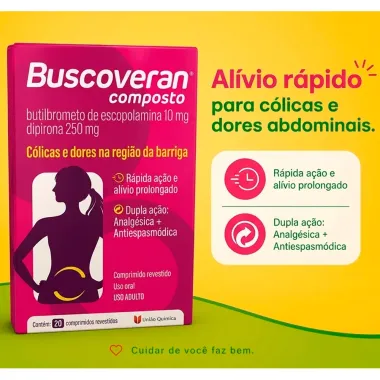 Buscoveran Composto com 20 Comprimidos Revestidos