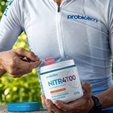 Nitr4t00 Probi&oacute;tica em P&oacute; Sabor Beterraba com Laranja Sem Adi&ccedil;&atilde;o de A&ccedil;&uacute;cares 220g