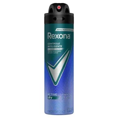 Desodorante Rexona Men Active Dry Aerosol Antitranspirante 72h 150ml e Rexona Corporal All Body Deo Ocean Rush Aerossol 150ml