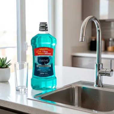 Enxaguante Bucal Above Fresh Protect 1 Litro MAXX Leve 1 Litro Pague 800ml