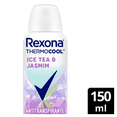 Desodorante Rexona ThermoCool Aerosol Ice Tea e Jasmim Antitranspirante 72h 150ml