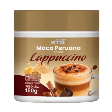 Maca Peruana em P&oacute; KTG Sabor Cappuccino 150g