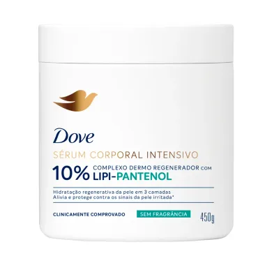 S&eacute;rum Corporal Dove Intensivo 10% Lipi Pantenol Sem Fragr&acirc;ncia 450g