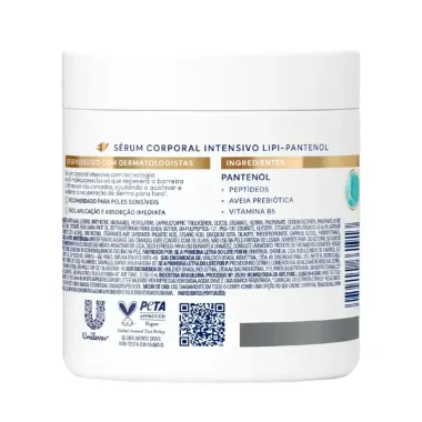 S&eacute;rum Corporal Dove Intensivo 10% Lipi Pantenol Sem Fragr&acirc;ncia 450g