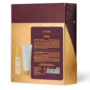 Kit Presente Eudora Imensi Lo&ccedil;&atilde;o Hidratante Desodorante Corporal 200ml e Body Spray Desodorante 100ml