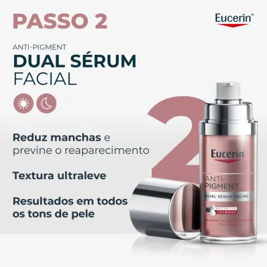 Kit Eucerin Rotina Anti-Pigment Dual S&eacute;rum Facial 30ml e Ganhe Anti-Pigment Gel Esfoliante 20g
