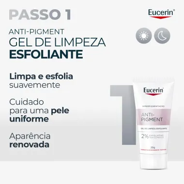 Kit Eucerin Hyaluron Filler S&eacute;rum Epigenetic Anti-Idade 30ml e Ganhe Anti-Pigment Gel de Limpeza Esfoliante 20g